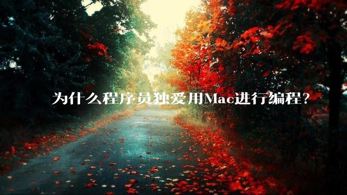 为什么程序员独爱用Mac进行编程？