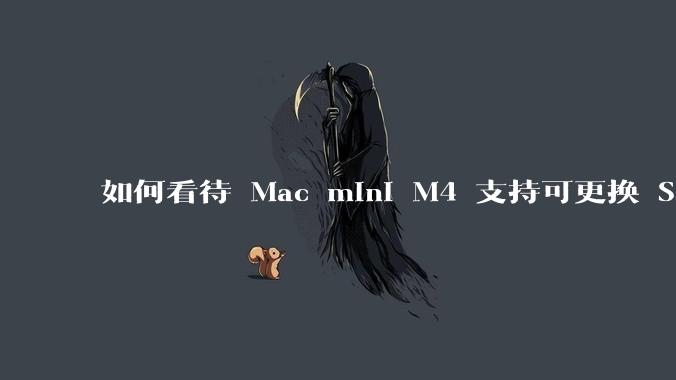 如何看待 Mac mini M4 支持可更换 SSD？