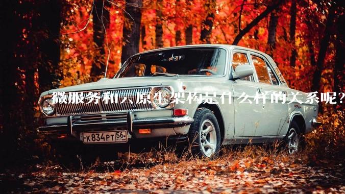 微服务和云原生架构是什么样的关系呢？