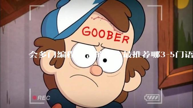 会多门编程语言的你，最推荐哪3-5门语言？