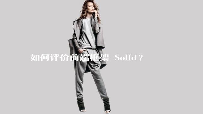 如何评价前端框架 Solid?