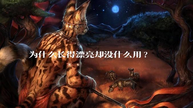 为什么长得漂亮却没什么用?